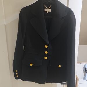 A.L.C. Black Blazer with Gold Accents